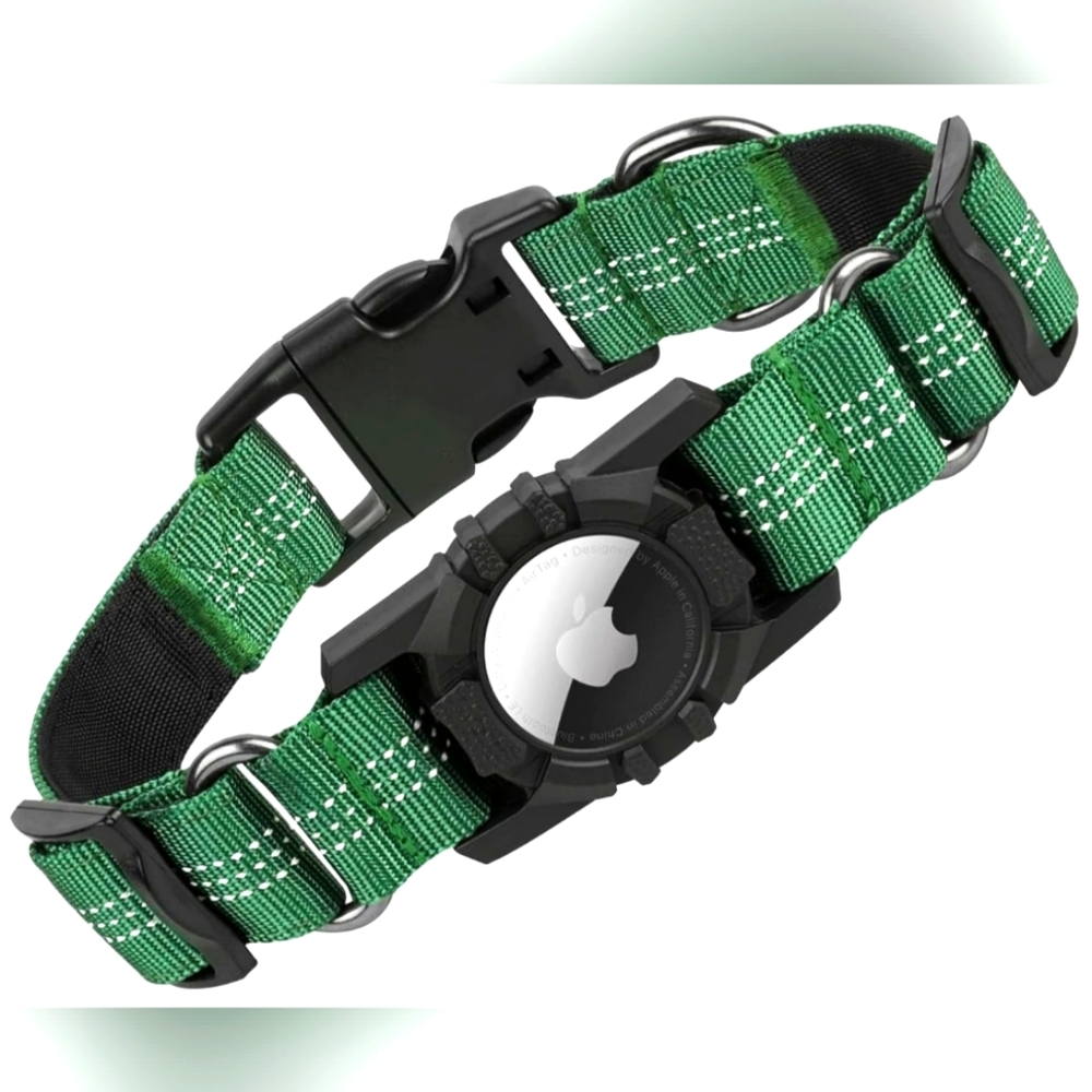 Reflective Air Tag Dog Collar for Apple. Durable Heavy Duty - New in pack